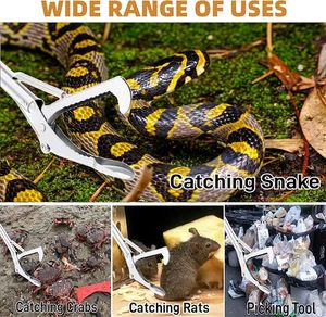 Professional Snake Catcher <b>Tool</b> Collapsible Reptile Tongs Rattlesnake <b>Grabber</b> Stick Safe Handling Equipment Strong Design - Product Image 6