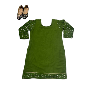 Ensemble élégant de haut et de dupatta Patiala pour femmes, vêtements de fête élégants - Product Image 1