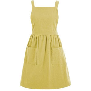 Unisex Reusable Cotton Kitchen <b>Apron</b> Customizable <b>Black</b> Design Logo Waist Pockets Sublimation Printing for Cooks and Waiters - Product Image 6