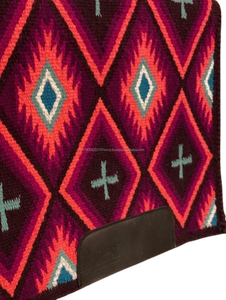 Options de personnalisation des couleurs, commande en gros, tapis de selle western en laine, matériau écologique, design durable pour la protection du cheval - Product Image 2