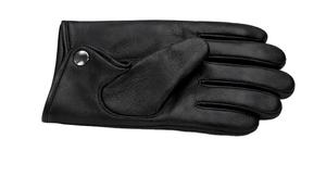 Gants tactiques flexibles texturés à poignets droits anti-écrasement en coton noir pour une utilisation générale, une fanfare, par temps froid - Product Image 2