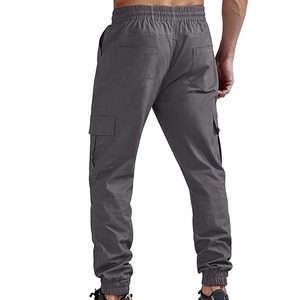 Pantalones Deportivos Negros para Hombre DAIZEN STAR INTERNATIONAL, Cierre de Cremallera, Múltiples Bolsillos, Ropa Casual de Trabajo, Joggers, Ropa de Otoño - Product Image 2