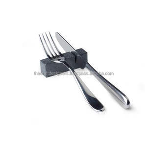 Repose-couverts décoratif en pierre de marbre pour la table à manger et la célébration de mariage Design de décoration de table élégant - Product Image 3