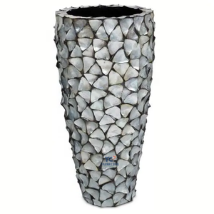 Maceta de Nácar al por Mayor / Jardinera de Fibra de Vidrio, Decoración de Jarrones de Concha para Interiores de los Países Bajos - Product Image 3