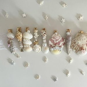 Pince à cheveux artisanale en coquillages, style bohème côtier, barrette en coquillages naturels, accessoire de cheveux d'été pour la plage, fournisseur en gros du Vietnam - Product Image 2