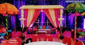 Paraguas coloridos para la decoración de ceremonias de boda Paraguas coloridos para la decoración de la noche de Mehndi Paraguas coloridos Decoración EE. UU. - Product Image 4