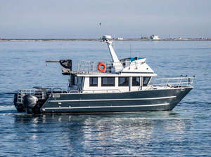 Venta al por Mayor de Catamarán de Aluminio Kinocean, Diseño de Doble Casco, Barco de Pesca con Cabina de Aluminio de Grado Marino, Eficiente en Consumo de Combustible - Product Image 2