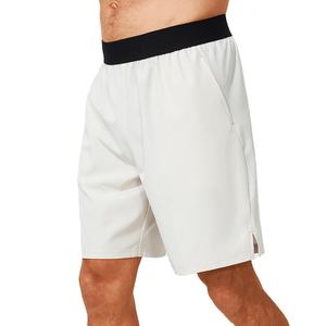 Shorts de sport décontractés pour hommes 2026, taille mi-haute, en toile unie, respirants, légers, séchage rapide, élastiques, pour fitness et course à pied - Product Image 4