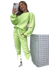 Conjunto Deportivo Casual de Dos Piezas para Mujer, Sudadera con Capucha y Pantalones con Bolsillos, 100% Algodón, Otoño, Logotipo Personalizado - Product Image 4