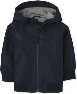 Blouson universitaire homme à col montant, logo frontal, imperméable, respirant, écologique, mélange coton-laine hiver 300g, séchage rapide, motif lettres - Product Image 4