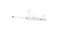 ZANGO Fourche d'arbre de transmission complète pour tracteur PREET 10049, machines agricoles, haute performance, bonne qualité, neuf
