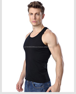 Débardeur de sport en coton respirant uni de haute qualité, logo OEM personnalisé, débardeur de sport pour homme - Product Image 6