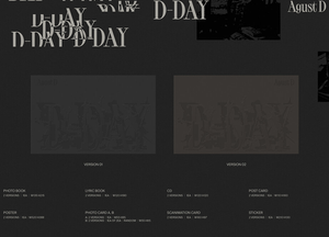 BTS Agust D (SUGA) - D-DAY [Lanzamiento Oficial Coreano] - Product Image 4