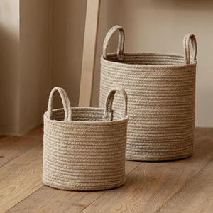 Sustainable Jute Storage <b>Bins</b> – Biodegradable Natural Fiber Organizer for Eco Friendly Lifestyle - Product Image 6