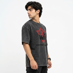 T-shirts amples et respirants pour hommes, t-shirts oversize pour hommes, tissu en coton respirant et confortable, streetwear urbain - Product Image 3