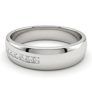 Anillo de Diamante Corte Princesa en Platino PT950 |   Joyería de Diamantes con Certificación IGI de 0.48 CT - Product Image 2