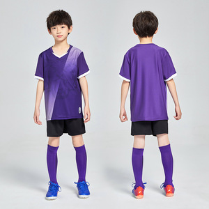 Nouveaux uniformes de football pour enfants, ensembles de maillots de football pour garçons et filles, ensembles de maillots à manches courtes pour jeunes, shorts, chemises de football pour enfants, vêtements de sport - Product Image 3