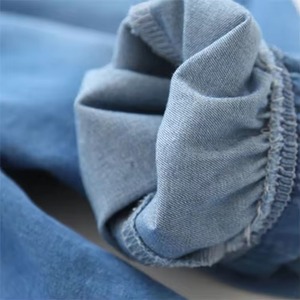 Jeans de Mezclilla Rectos para Niñas, Estilo Casual, Cómodos para la Escuela y Actividades al Aire Libre, Proveedor de Bangladesh, Venta al Por Mayor - Product Image 3