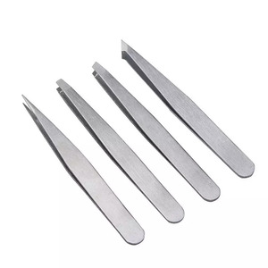 Pinzas para Cejas al por Mayor, Nuevo Modelo, Color Personalizado, Mejor Diseño, Pinzas para Cejas de Acero Inoxidable Plateado - Product Image 1