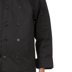 Veste de chef pour homme, manches longues, haute qualité, très vendue, douce et confortable, uniformes d'hôtel pour adultes - Product Image 5