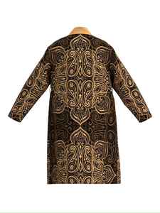 Peignoir de luxe en satin de soie épais pour homme, imprimé, respirant, pour toutes les saisons, tenue décontractée, spa, logo personnalisé, vente en gros - Product Image 4