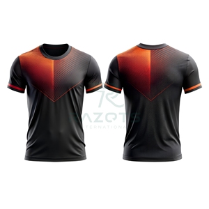 Camisetas Deportivas Casuales de Jersey, 75% Algodón, 25% Poliéster, 180G, Ajustadas, Transpirables, para Gimnasio, para Hombre - Product Image 3
