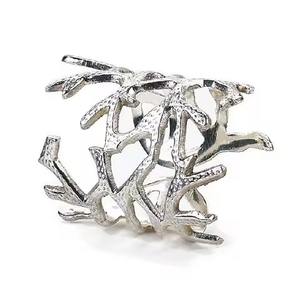 Anillo de Servilleta de Metal para Decoración de Comedor Moderno, para una Presentación Elegante de la Mesa, para Bodas, Fiestas y Eventos - Product Image 3