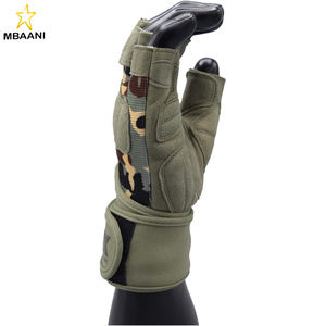 Guantes de Levantamiento de Pesas para Hombre, Guantes de Entrenamiento con Soporte para Muñeca, Guantes sin Dedos para Ejercicio en Gimnasio - Product Image 6