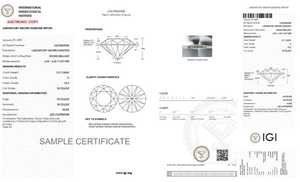 Producto de Moda, Diamante Cultivado en Laboratorio, Certificado IGI, 1 Quilate, Corte Redondo, D SI1, Pulido Excelente, Gema Suelta, Mayorista de Diamantes - Product Image 3