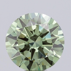 Diamante Cultivado en Laboratorio de Corte Redondo de 8.01 Quilates, Verde Intenso VS1, Certificado IGI, Diamante Suelto CVD al por Mayor para la Fabricación de Joyas - Product Image 1
