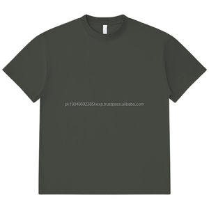 Camiseta Personalizable de Algodón 100% de Alta Calidad, Diseño de Hombros Caídos, Cuello Redondo y Técnica de Bordado - Product Image 5