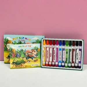 Peintures et crayons pour bébés, 12 couleurs, lavables, sans danger pour la peau, non toxiques, fournitures artistiques pour tout-petits, commande en gros, e-commerce B2B, export - Product Image 3