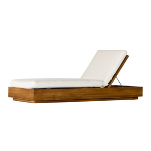 เตียงอาบแดดไม้สำหรับโรงแรมทันสมัย นั่งสบายเป็นพิเศษ เหมาะสำหรับพักผ่อนริมสระน้ำ เฟอร์นิเจอร์สำหรับบ้านและสวน ราคาขายส่ง - Product Image 1