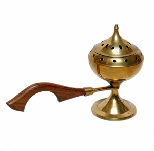 Juego de Diyas de Latón para Festividades Tradicionales, Lámpara Lobandan de Latón de Estilo Antiguo, Lámpara de Aceite Ritual de Latón India en Oferta - Product Image 2