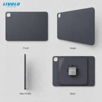 Soporte Magnético de Pared LIVOLO para iPad Pro/Air de 11 y 13 Pulgadas, Carga Cableada, Interruptor Inteligente para el Hogar, Centro de Control de Iluminación
