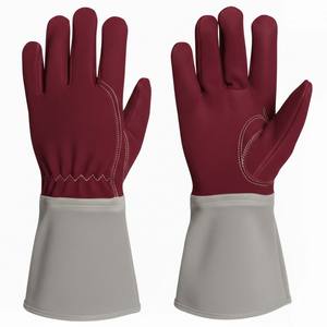 Gants de soudage résistants à la chaleur, parfaits pour la cuisine, la pâtisserie, la cheminée, le camping en plein air, gants en cuir - Product Image 4