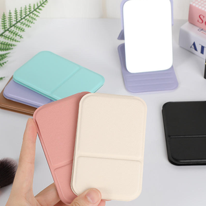 Espejo de Maquillaje Plegable Mini, Espejo Cosmético Personalizado Minimalista de Bolsillo para Escritorio - Product Image 4