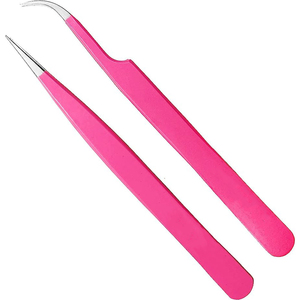 Pinzas Profesionales Kaamir Mega Volume, Antimagnéticas, de Acero Inoxidable, Punta Suave, Agarre Perfecto para Técnicos de Pestañas, Diferentes - Product Image 3