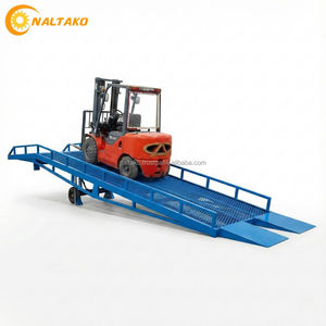 Rampa de Carga Móvil para Montacargas Naltako de 10 Toneladas, 12000 mm de Longitud, para Descarga de Contenedores de 40 Pies - Product Image 1