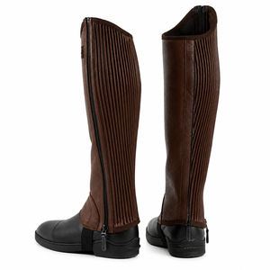 Polainas de Cuero Premium para Montar a Caballo, Protección Ecuestre para Piernas, Equipo de Entrenamiento para Hombres y Mujeres - Product Image 1
