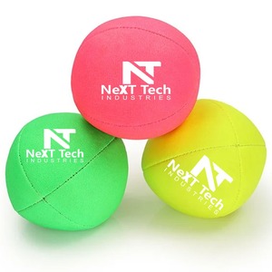 Ballon de jonglage publicitaire personnalisé en PU, jouet sportif Hacky Sack, offre spéciale - Product Image 1