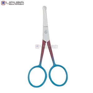 Luxury Ergonomic Curved Beauty Sharp Stainless Steel Blades Rounded Tip <b>Nail</b> Fancy <b>Scissors</b> Gentle Trimming - Product Image 5