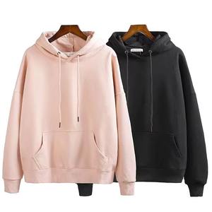 เสื้อฮู้ดสีชมพูแบบยูนิเซ็กซ์รุ่นใหม่ปี 2026 ผ้าฟลีซสีพื้นลำลอง มีกระเป๋า ดีไซน์เรียบง่าย ทรงปกติ เหมาะสำหรับใส่ในฤดูใบไม้ร่วง รับสั่งทำ - Product Image 5