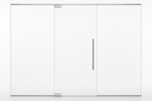 Porte de douche pivotante sans cadre en verre trempé, étanche, design moderne, surface finie, usage commercial, hôtels, appartements, salle de bain - Product Image 5