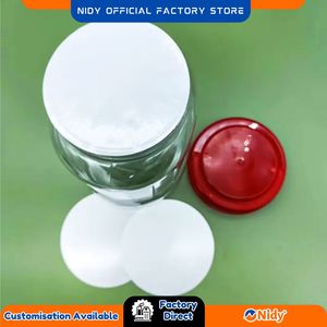 Tampons faciaux jetables en papier pour les soins de la peau, feuilles rondes blanches non tissées - Product Image 6