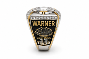 Bague de championnat de football américain personnalisée, en acier inoxydable, commémorative pour équipe sportive - Product Image 2