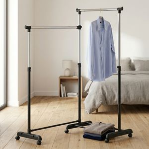 Quality SALE Shelf Wholesale Taiwan Manufacturer Home <b>Storage</b> Household DIY Metal Foldable <b>Clothes</b> Stand Organizer - Product Image 1