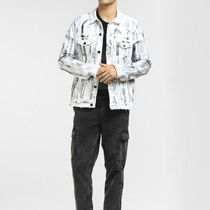 Regular Fit Mens Jeans Jacket Casual Cotton Daily Wear Outerwear Style Fashion Mens Jeans Jacket - Product Image 4