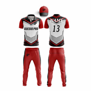 Tenue de cricket de haute qualité, vêtements de sport, sublimation par transfert thermique, nom et numéro, tenue classique, ensemble uniforme de cricket pour homme - Product Image 1
