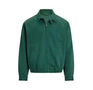 Veste en jean Detroit unisexe en coton de haute qualité pour homme, entièrement zippée, personnalisable, style vintage délavé à l'acide, idéale pour le travail ou l'université - Product Image 1